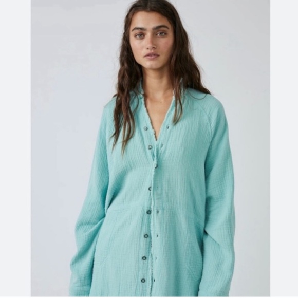 Free People Summer Daydream Buttondown Size XS NWT